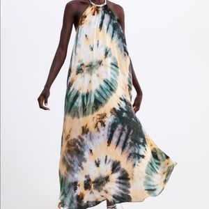 ZARA Tie Dye Printed Dress